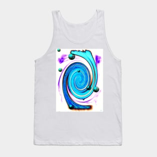 Abstract Stream Tank Top